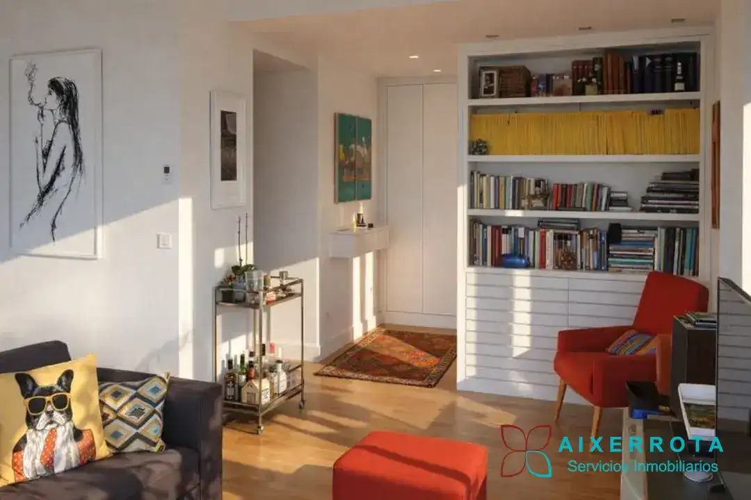 Wohnzimmer von Wohnung zum Verkauf in Leioa mit Heizung, Privatgarten und Terrasse