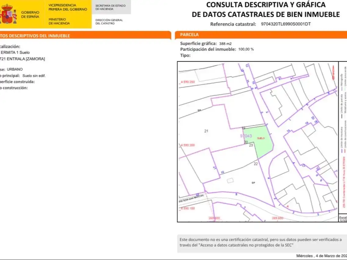 Residencial en venta en Entrala