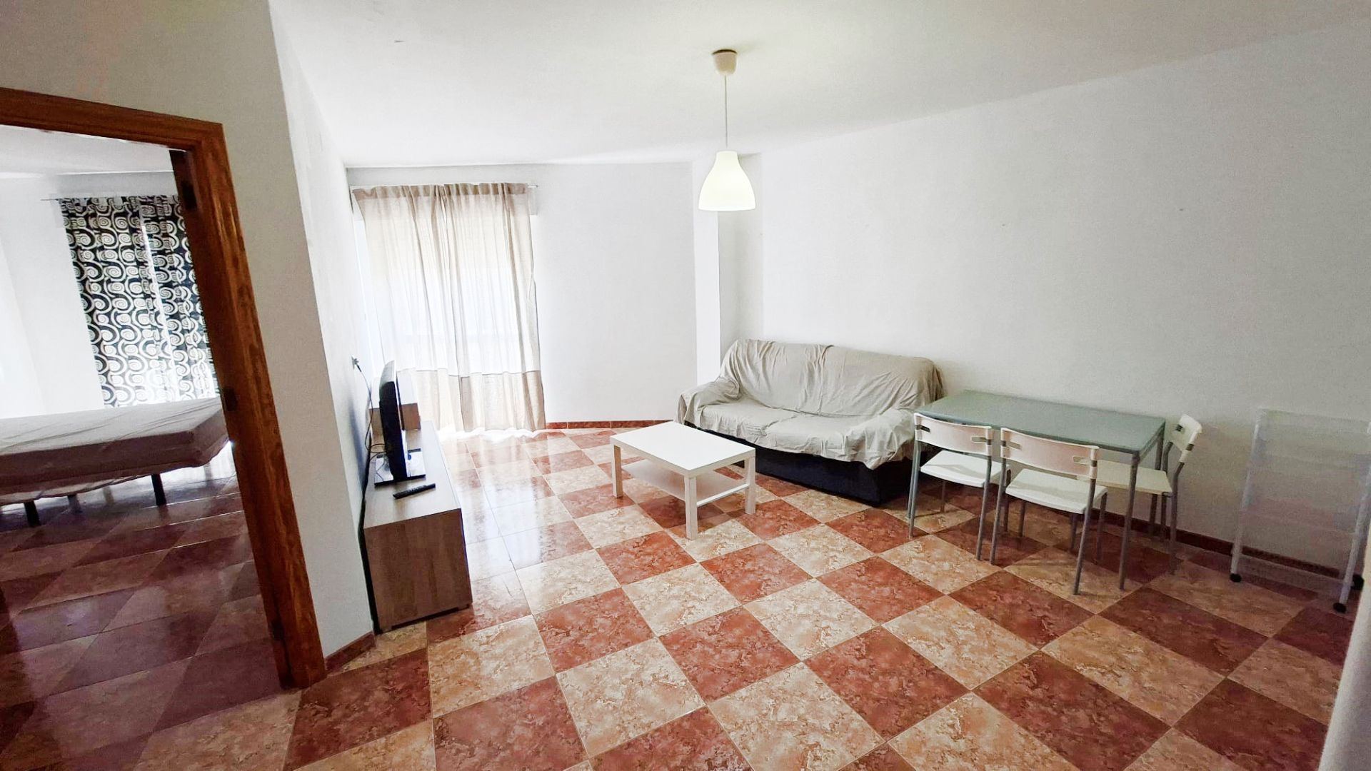 Living room of Flat to rent in Málaga Capital  with Furnished, Washing machine and Microwave