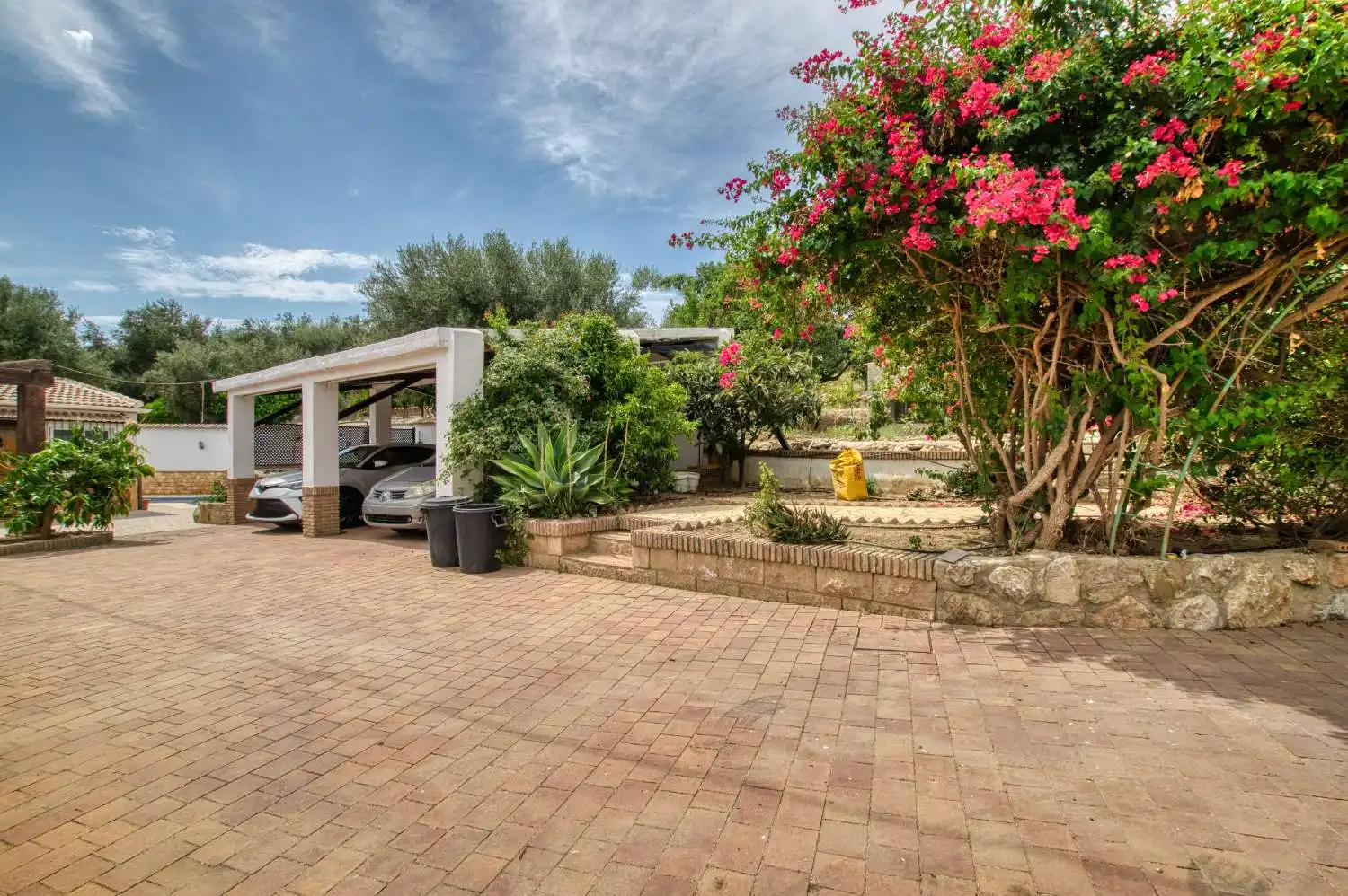 Jardín de Finca rústica en venta en Periana con Piscina