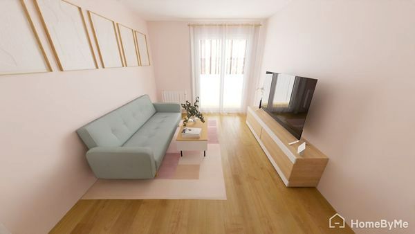 Living room of Flat for sale in  Madrid Capital  with Heating, Terrace and Balcony
