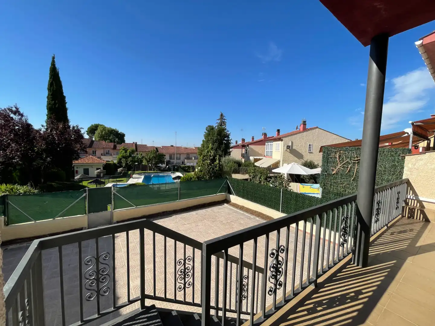 Terraza de Casa o chalet de alquiler en San Agustín del Guadalix con Aire acondicionado, Calefacción y Jardín privado