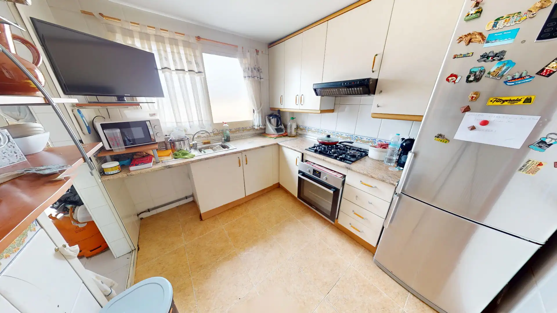 Cocina de Piso en venta en Alicante / Alacant con Aire acondicionado, Calefacción y Terraza