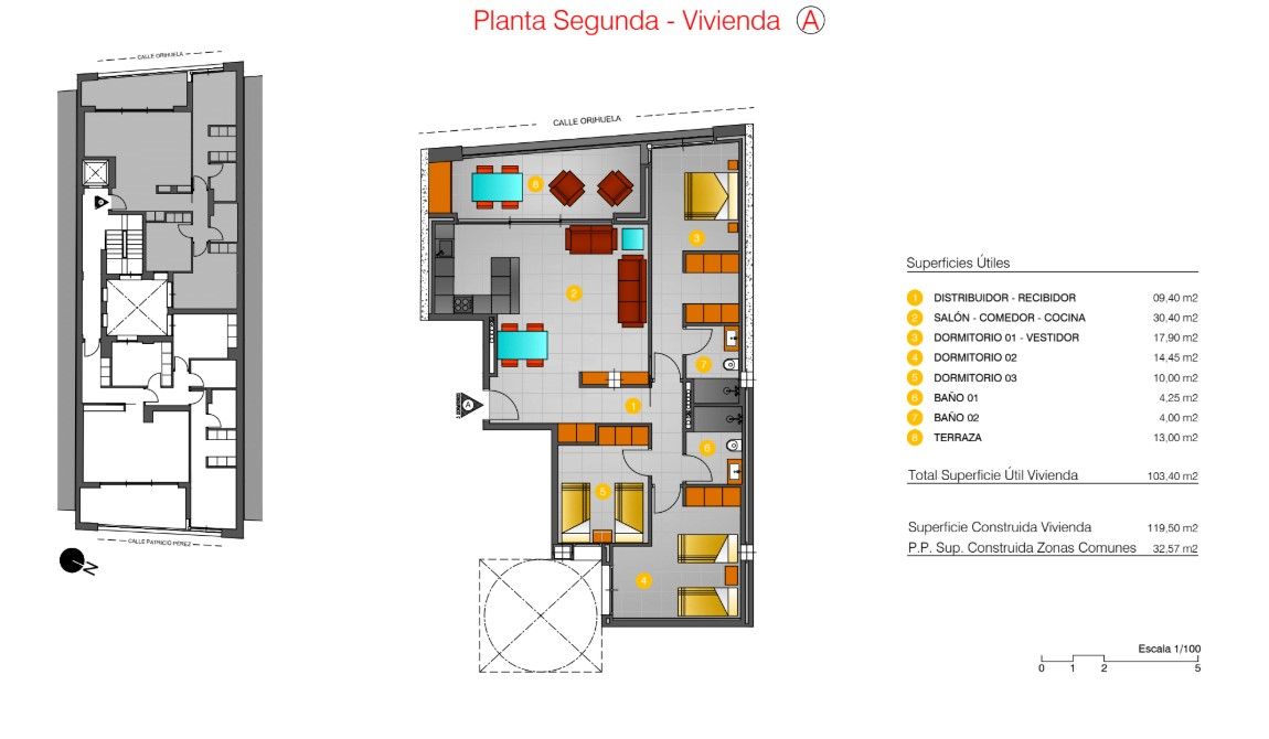 Apartment for sale in Torrevieja  with Air Conditioner, Heating and Terrace