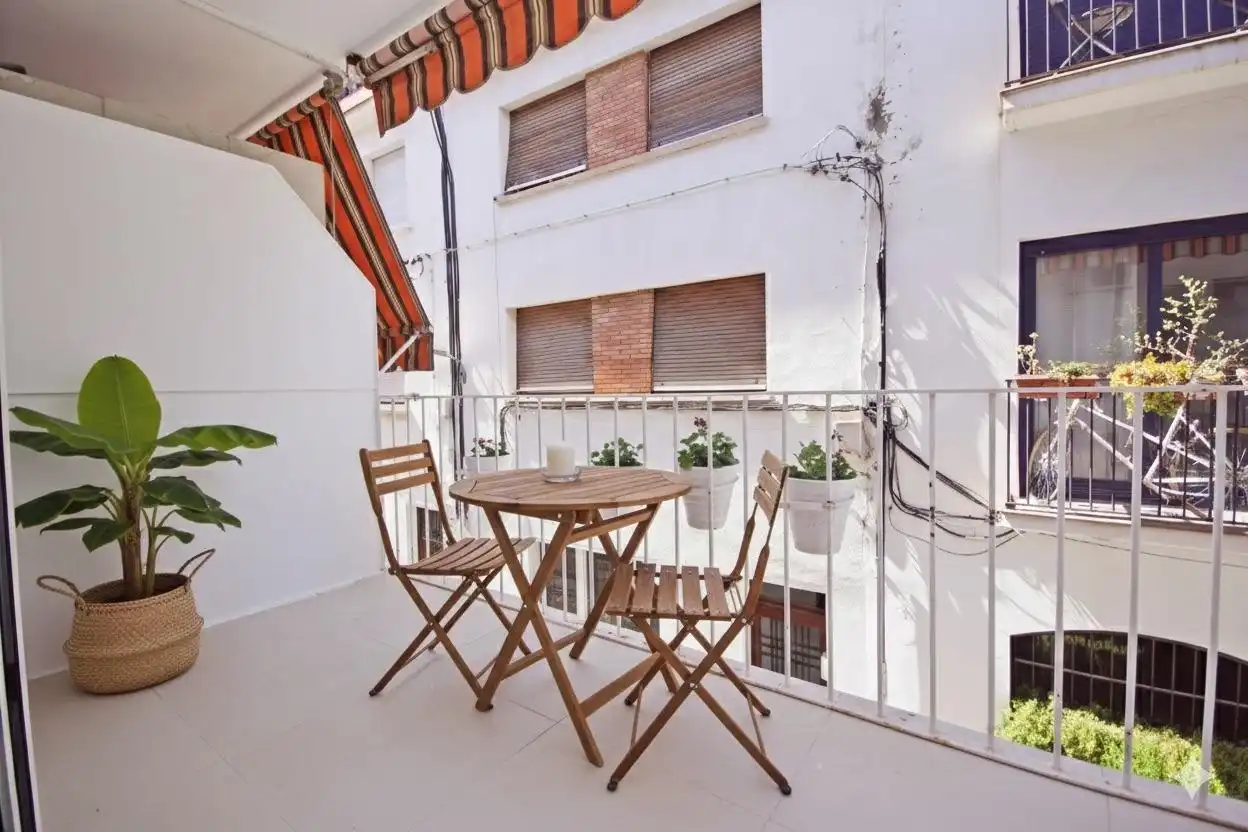 Terrasse von Wohnung zum Verkauf in Sitges mit Klimaanlage, Terrasse und Alarm