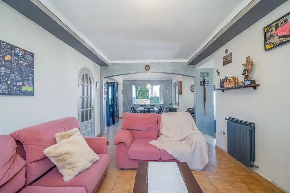 Sala d'estar de Casa o xalet en venda en Roses amb Calefacció, Jardí privat i Terrassa