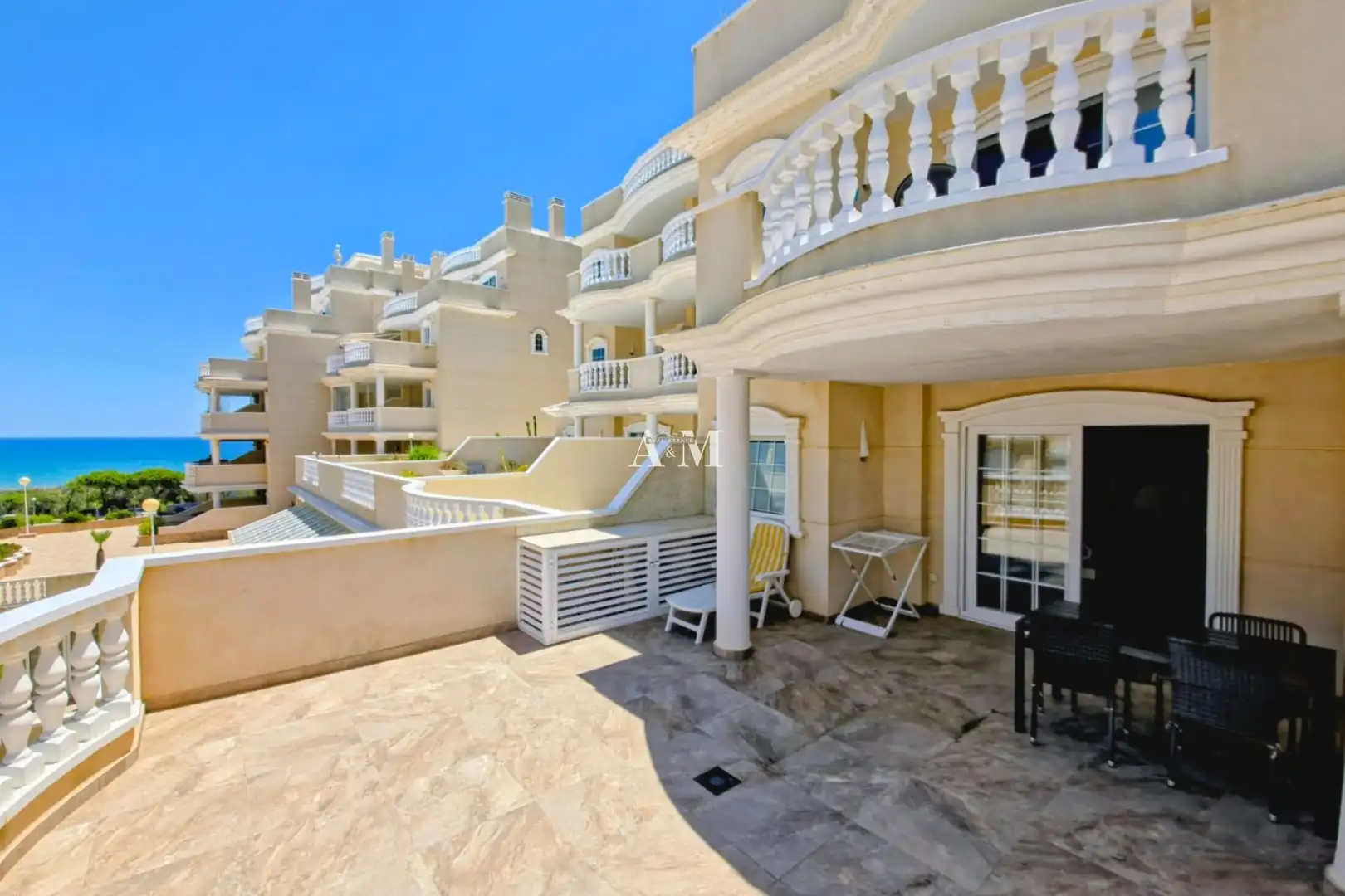 Terrasse von Wohnung zur Miete in Guardamar del Segura mit Klimaanlage, Heizung und Terrasse