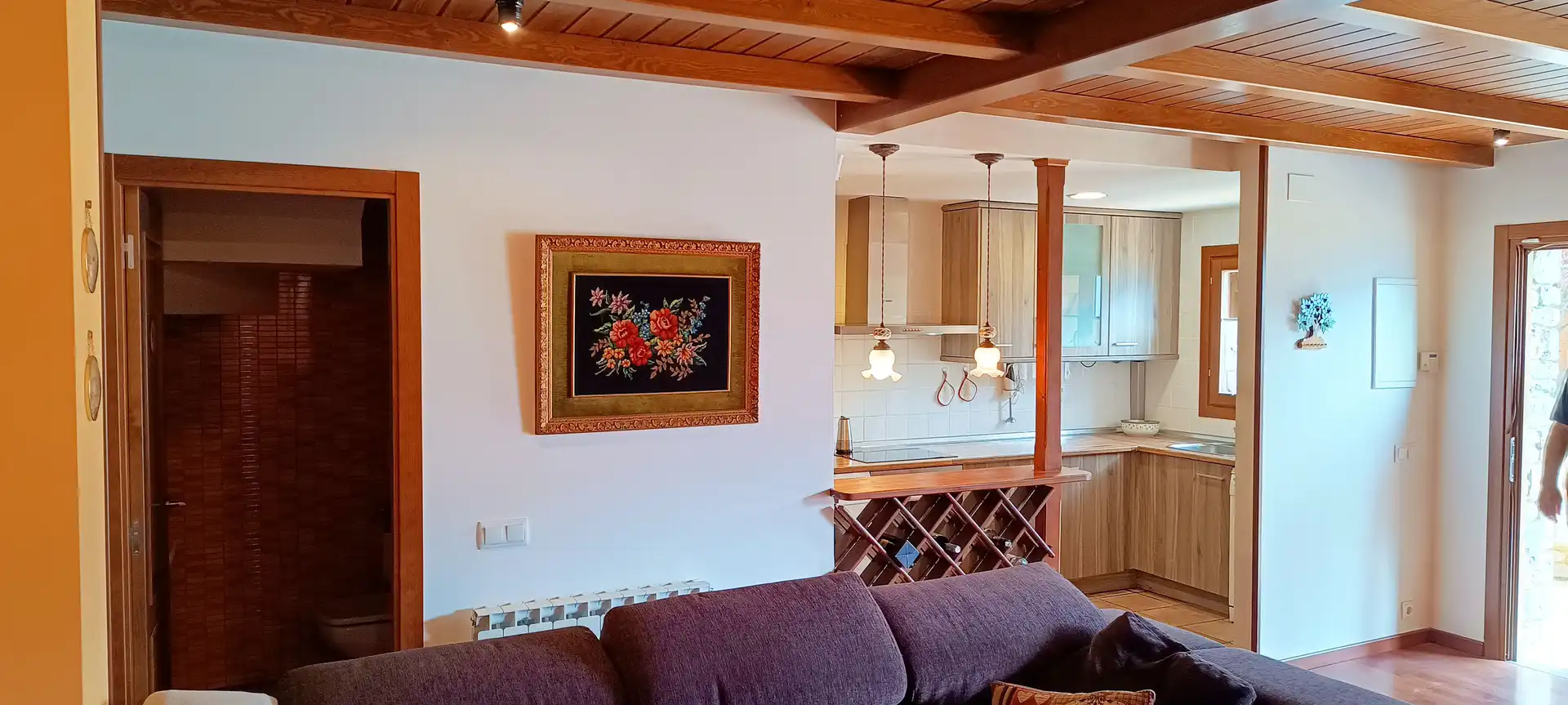 Living room of Detached homes for sale in Sort  with Heating, Parquet flooring and Terrace