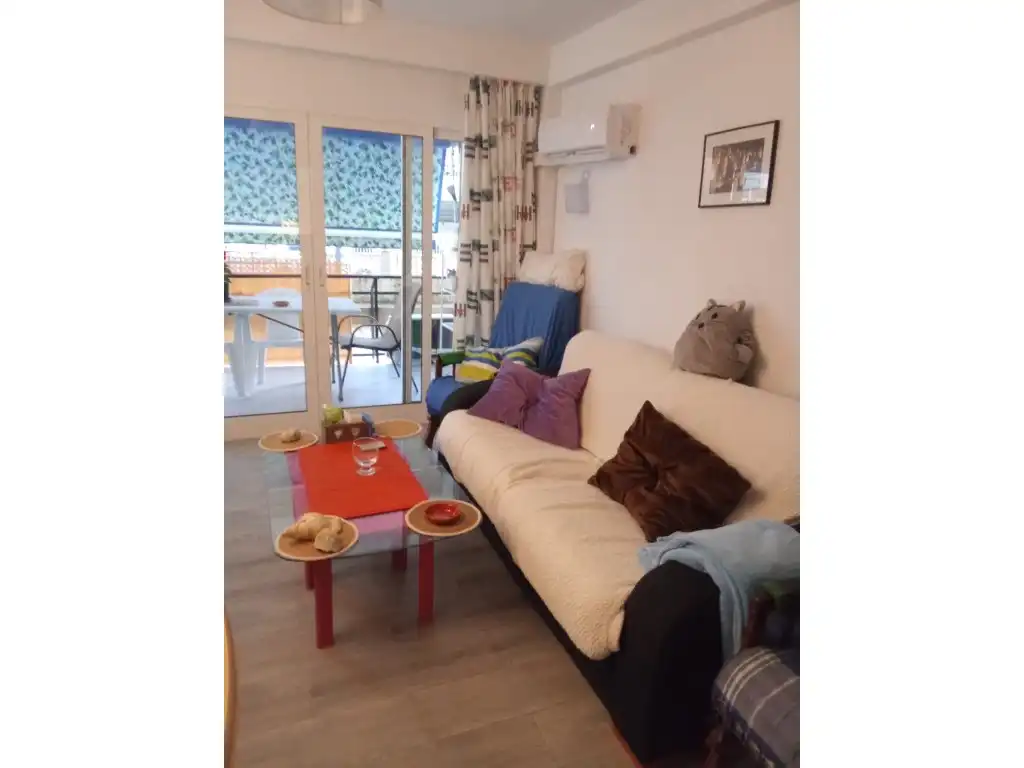Living room of Flat for rent in Mazarrón  with Air Conditioner, Terrace and Furnished