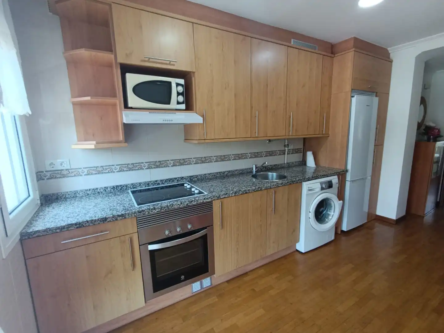 Kitchen of Apartments for rent in Gijón   with Heating, Storage room and Furnished