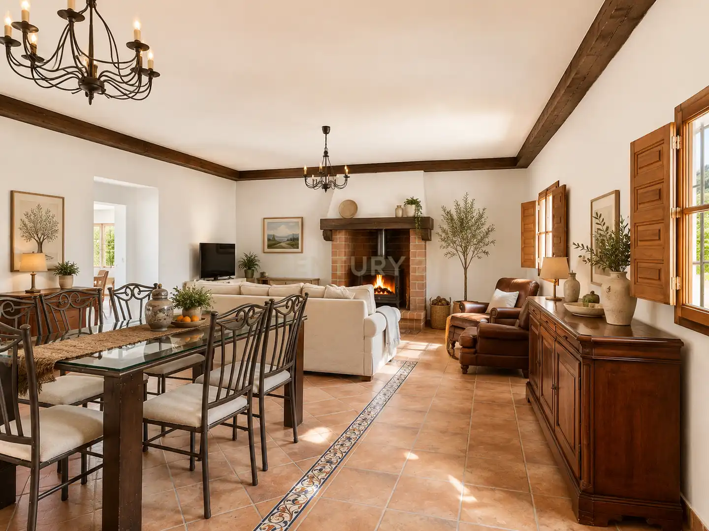 Sala de estar de Casa o chalet en venta en Casabermeja con Trastero y Amueblado