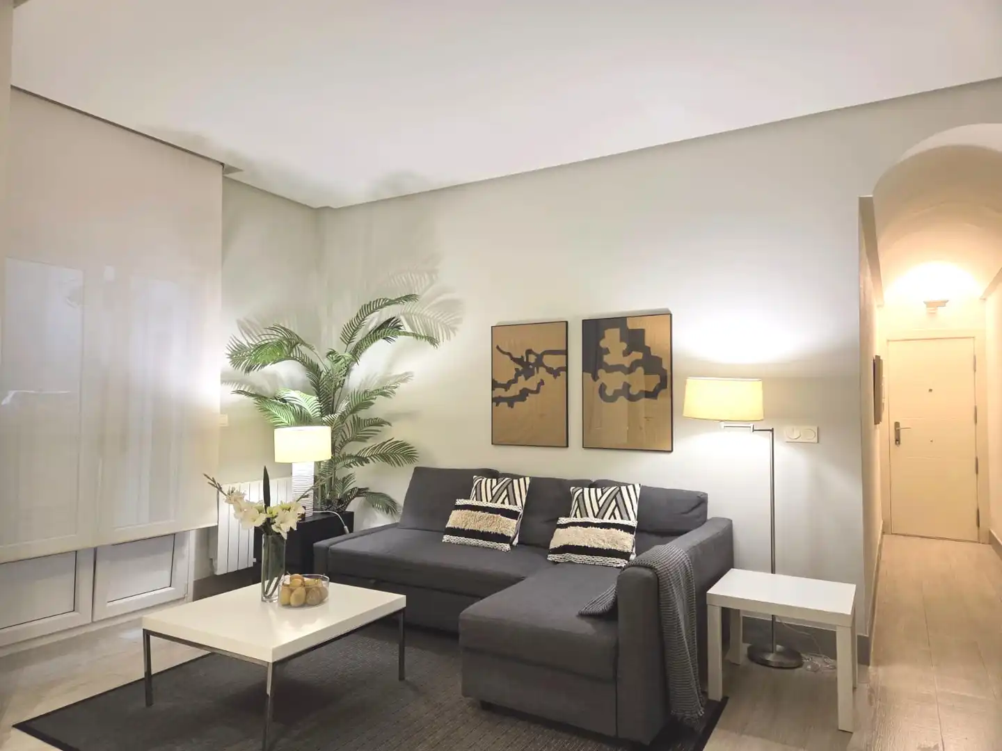 Living room of Apartments for sale in Bilbao   with Heating, Furnished and Washing machine