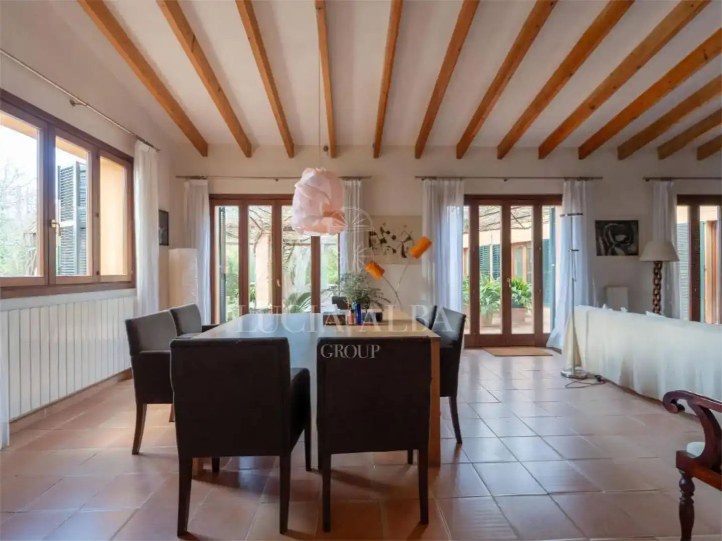 Dining room of Flat for sale in Sencelles  with Private garden, Storage room and Swimming Pool