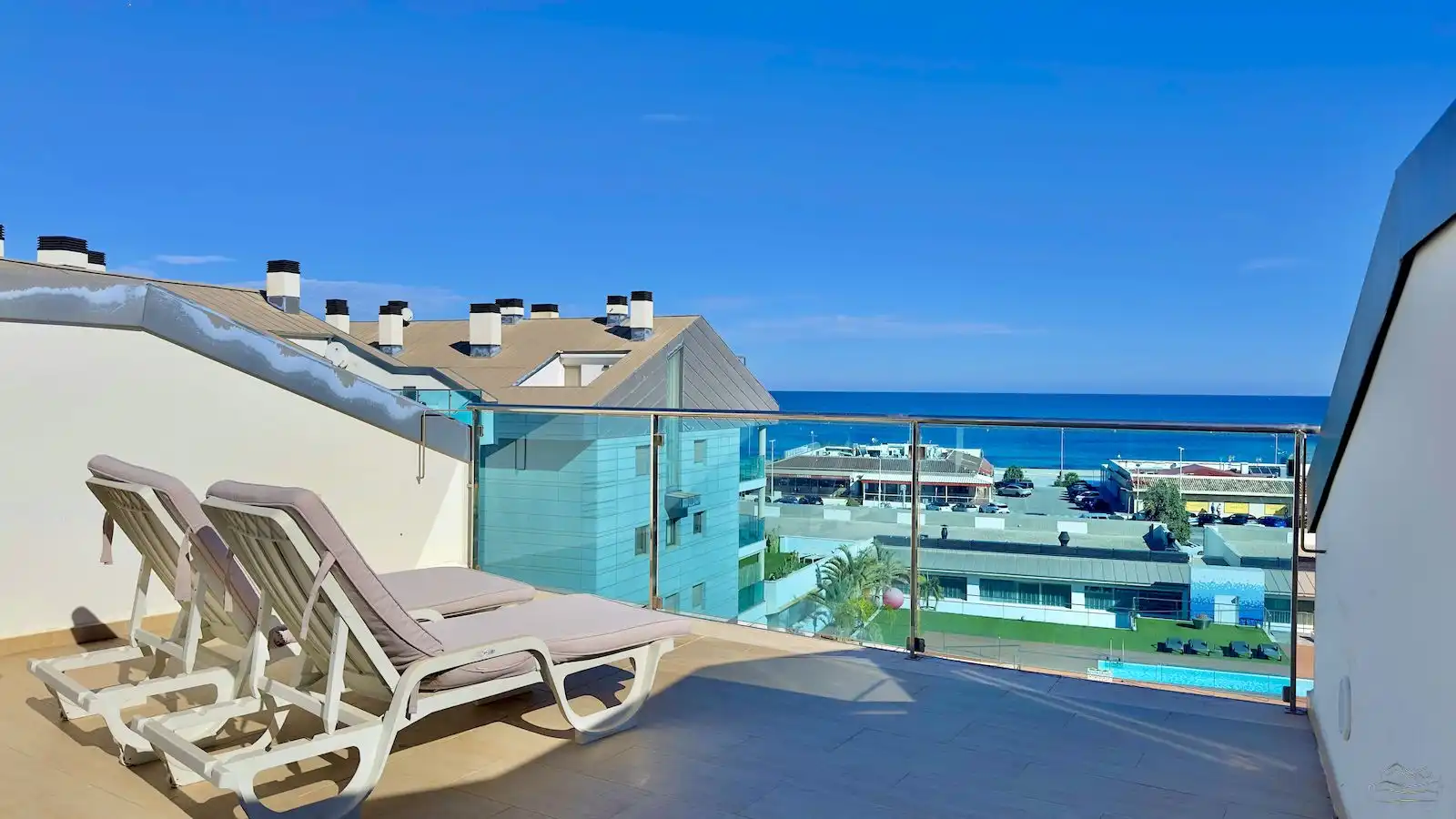 Terrassa de Apartament en venda en Jávea / Xàbia amb Aire condicionat, Calefacció i Jardí privat