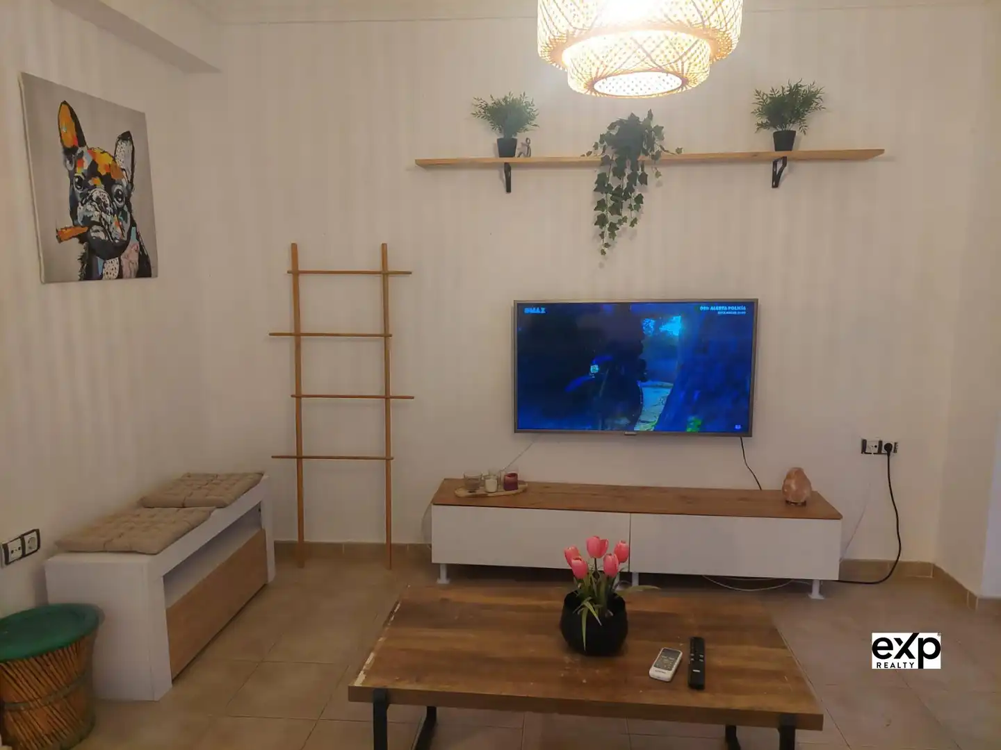 Sala de estar de Apartamento de alquiler en Xàtiva con Aire acondicionado y Amueblado