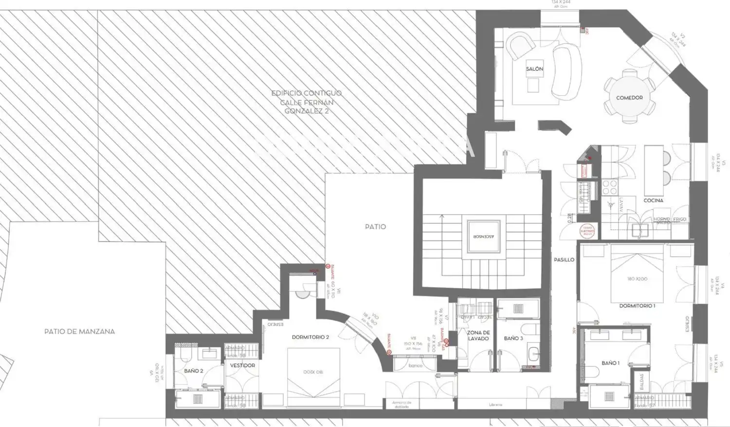 Piso en venta en Madrid con Aire acondicionado, Calefacción y Amueblado