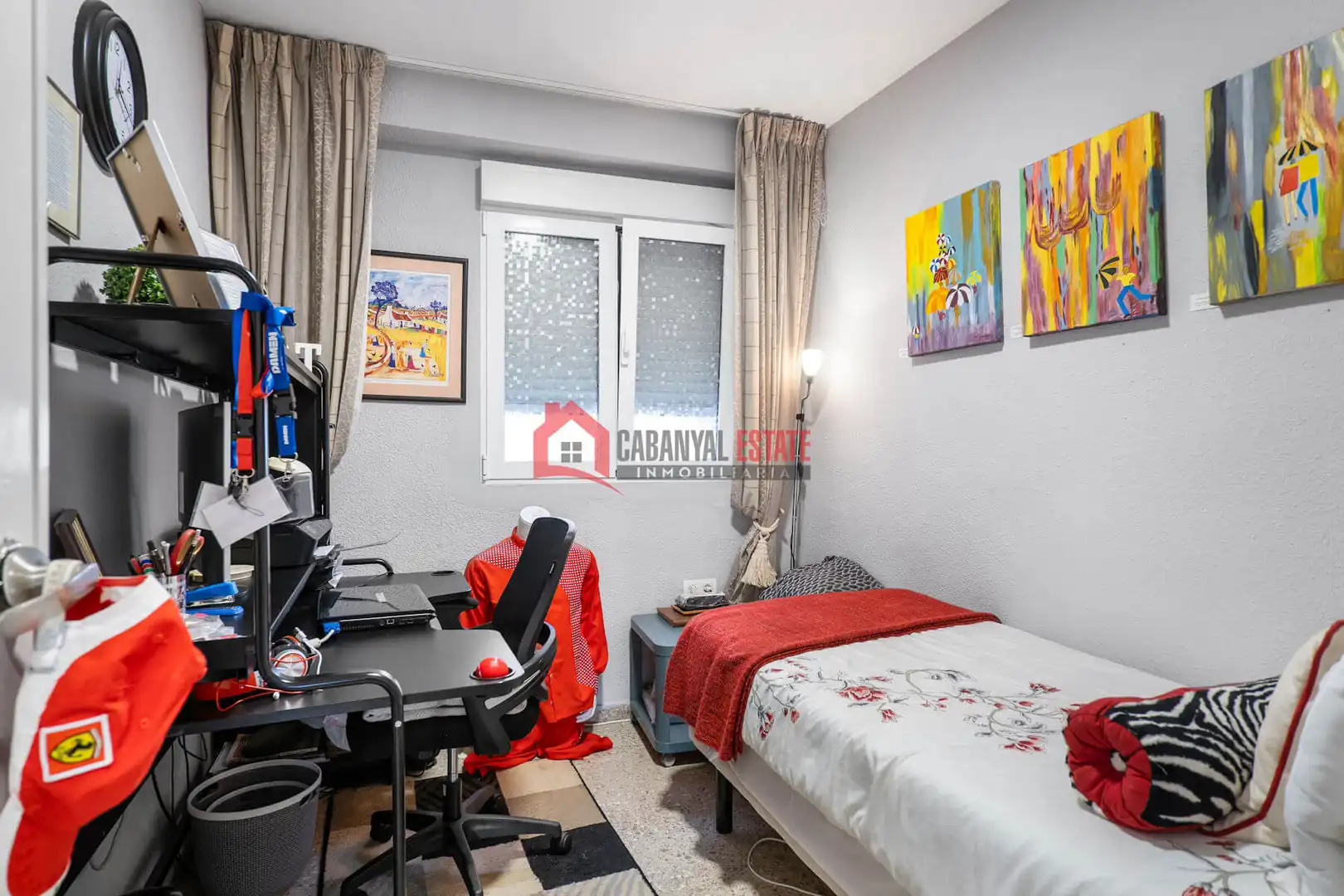 Habitación de Apartamento en venta en Valencia con Aire acondicionado, Terraza y Amueblado