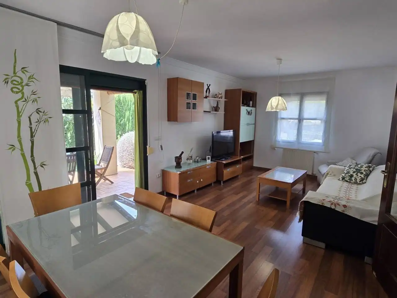 Living room of Houses for rent in Riba-roja de Túria  with Air Conditioner, Heating and Private garden
