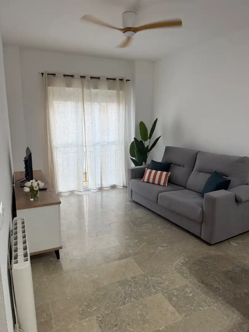 Wohnzimmer von Wohnungen zur Miete in Badajoz mit Terrasse, Möbliert und Ofen