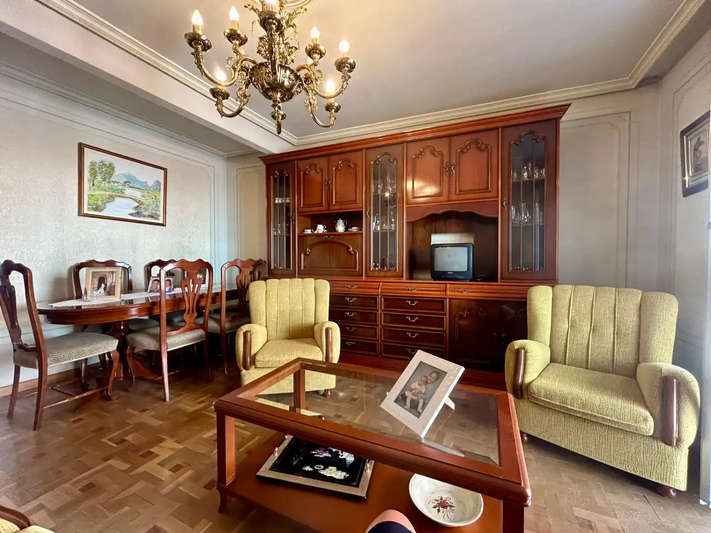 Sala de estar de Piso en venta en Segovia con Calefacción, Terraza y Trastero