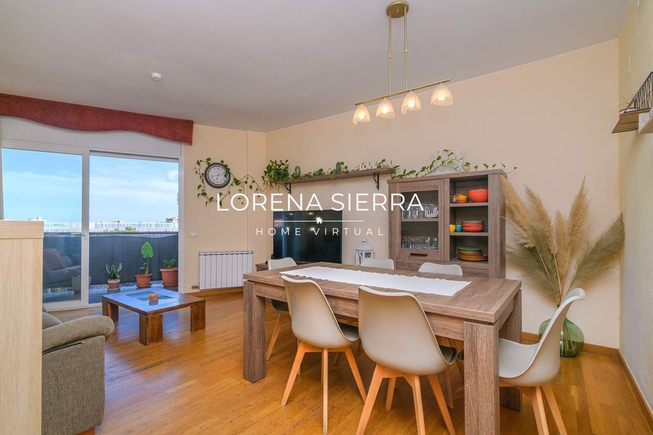 Dining room of Attic for sale in Viladecans  with Air Conditioner, Heating and Parquet flooring
