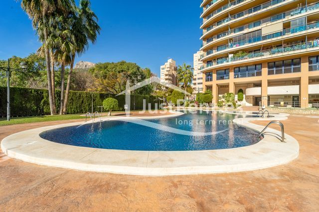 Exterior view of Flat to rent in Calpe / Calp  with Air Conditioner, Private garden and Terrace