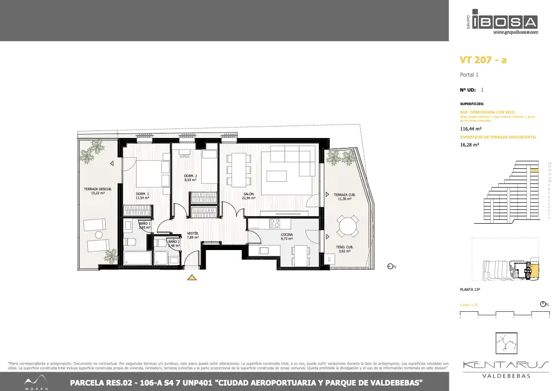 Appartement avec piscine à vendre à maria mercedes de borbón 238, imagen 32