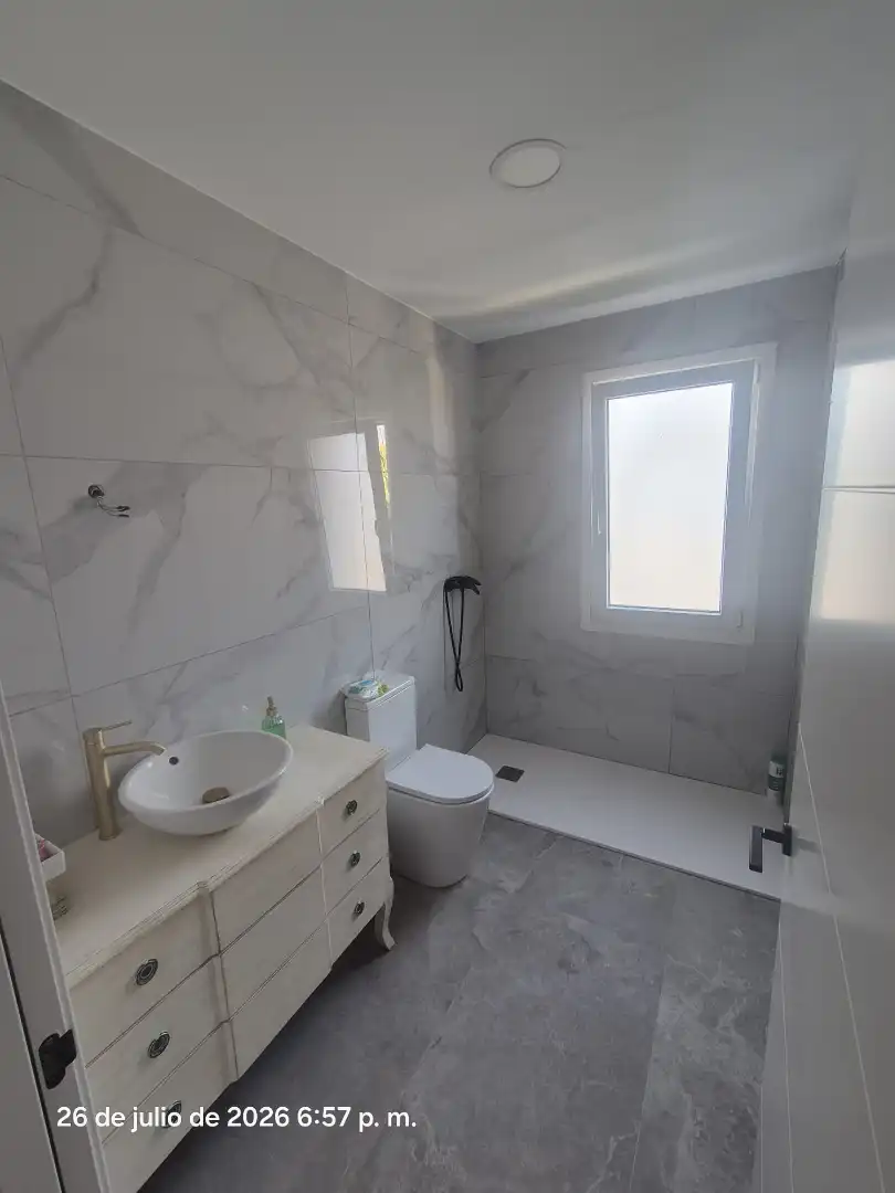 Bathroom of Houses for rent in Benicarló  with Air Conditioner, Terrace and Swimming Pool