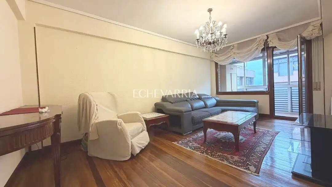 Sala de estar de Piso en venta en Getxo  con Calefacción y Terraza