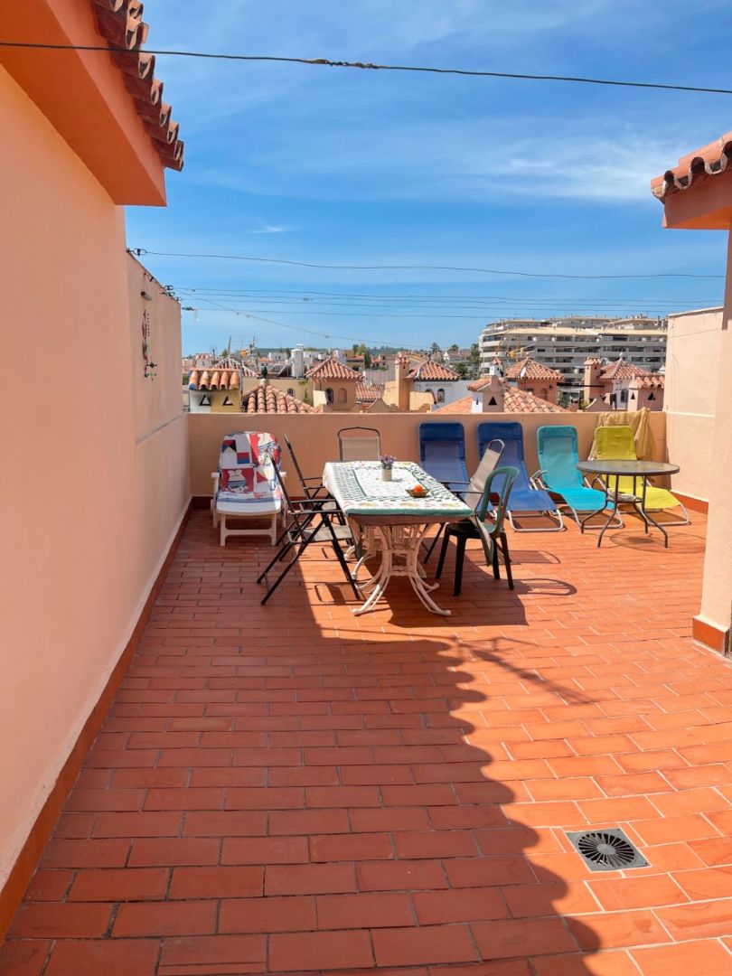 Terrace of Single-family semi-detached for sale in Fuengirola  with Air Conditioner, Private garden and Terrace