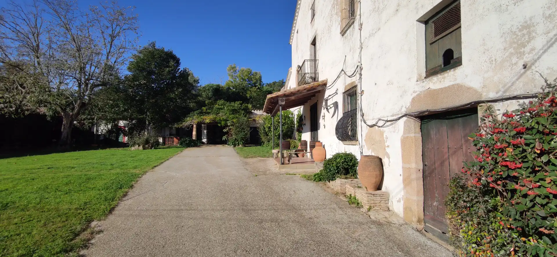 Vista exterior de Finca rústica en venta en Cassà de la Selva con Jardín privado y Piscina