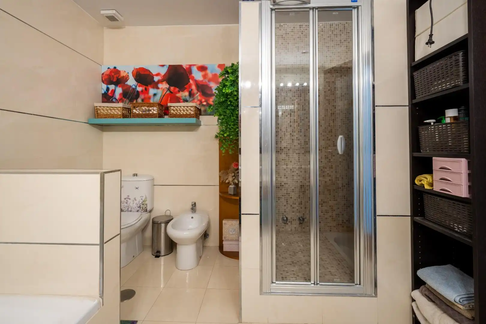 Baño de Casa o chalet en venta en Roquetas de Mar con Aire acondicionado, Calefacción y Jardín privado