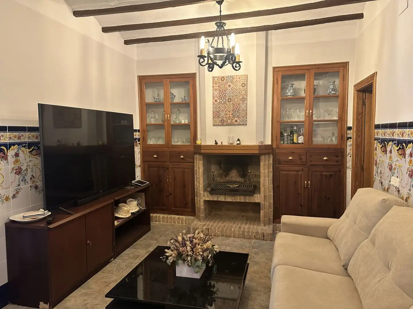 Sala d'estar de Casa o xalet en venda en Algar de Palància amb Calefacció, Terrassa i Balcó