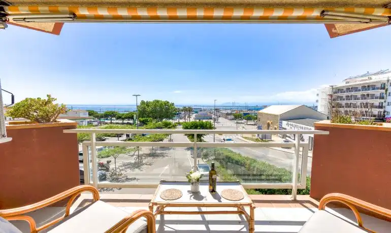 Terraza de Apartamento en venta en Roses con Aire acondicionado, Calefacción y Parquet