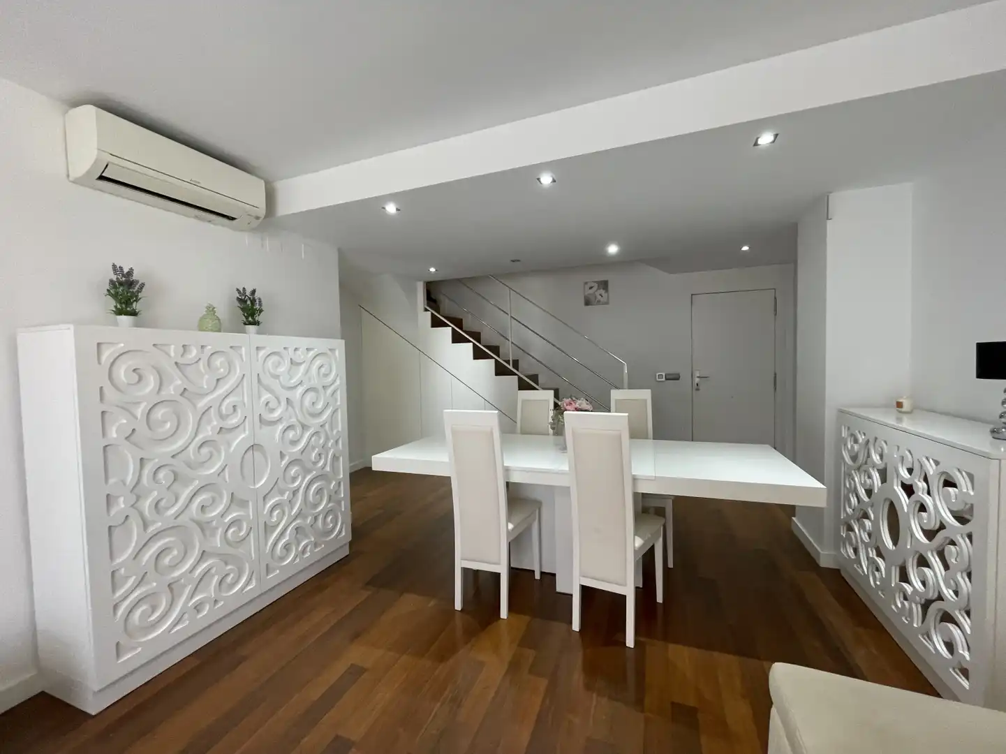Comedor de Piso de alquiler en Beniparrell con Aire acondicionado, Parquet y Terraza