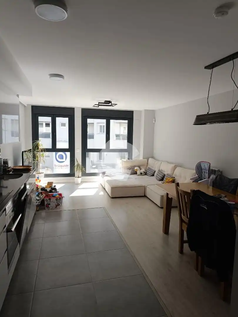 Living room of Flat for sale in Vigo   with Heating, Storage room and Swimming Pool