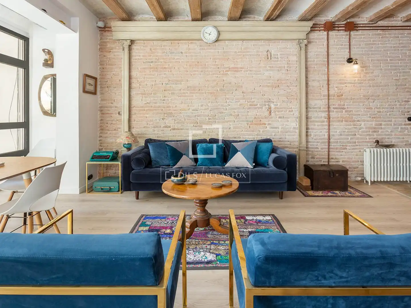 Sala d'estar de Pis en venda en Barcelona amb Aire condicionat, Calefacció i Jardí privat