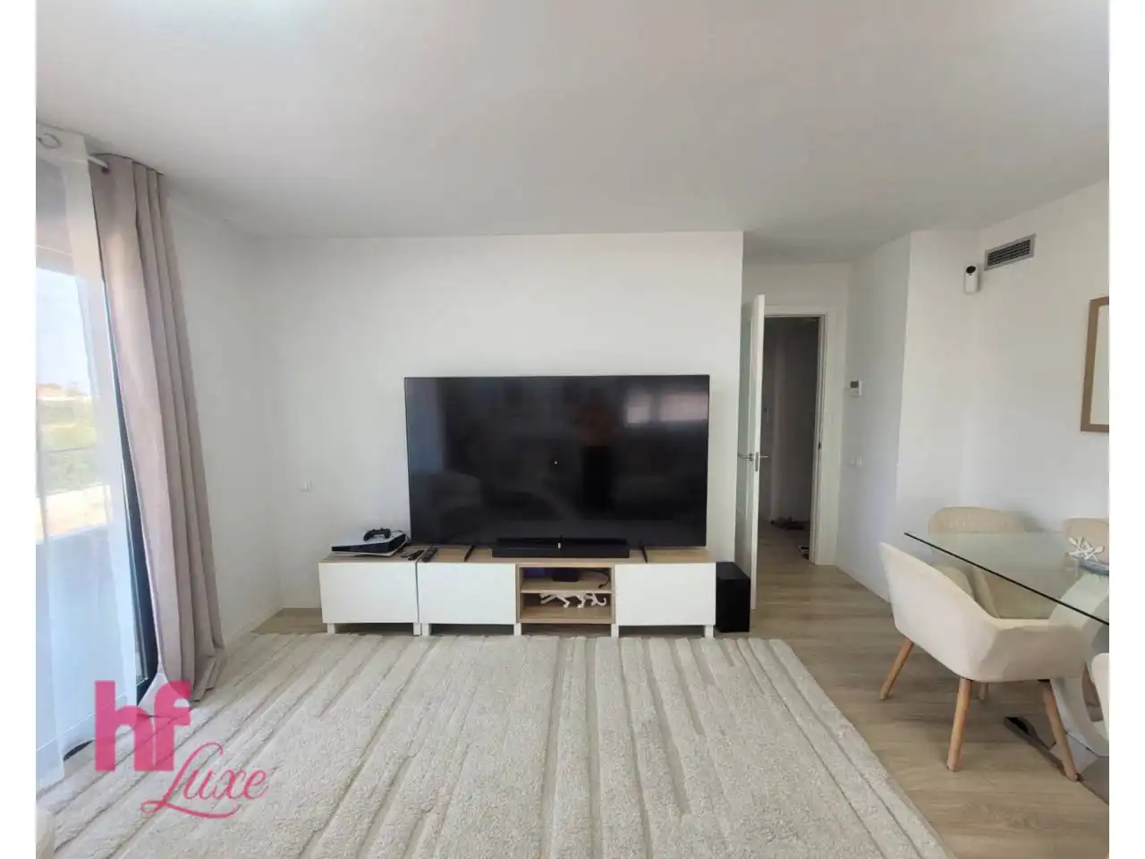 Sala de estar de Piso en venta en Sant Adrià de Besòs con Aire acondicionado, Calefacción y Parquet