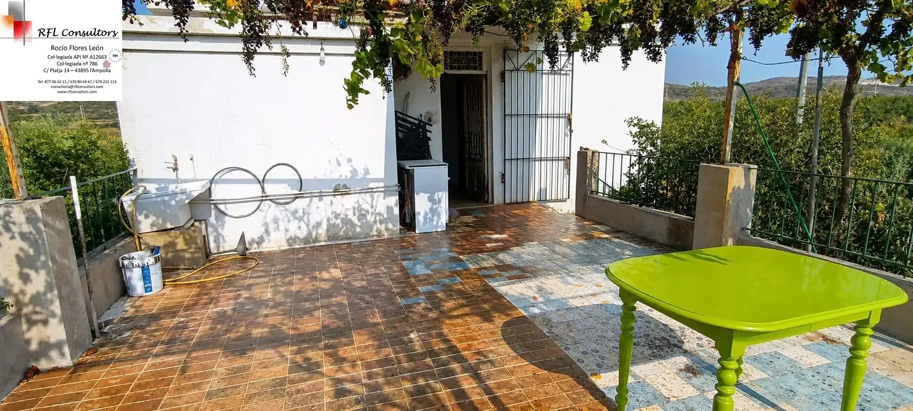 Terraza de Finca rústica en venta en Cabanes con Jardín privado y Terraza