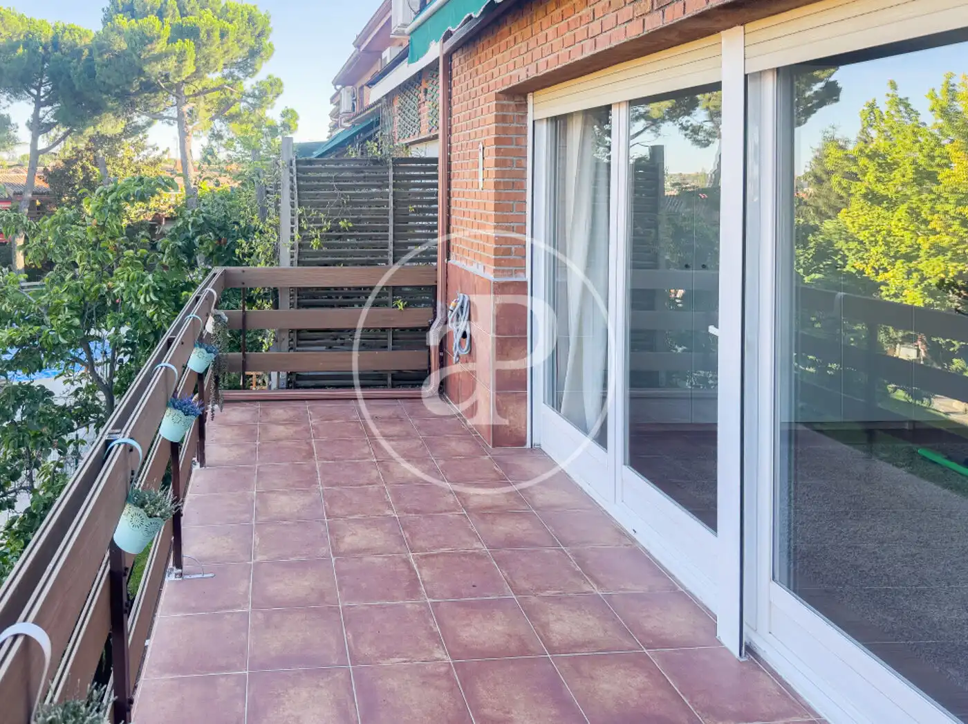 Terrassa de Casa adosada en venda en Pozuelo de Alarcón amb Aire condicionat, Calefacció i Terrassa