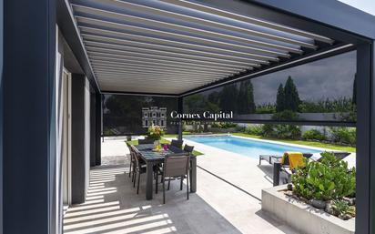 Terrassa de Casa o xalet en venda en Sant Cugat del Vallès amb Aire condicionat, Terrassa i Piscina