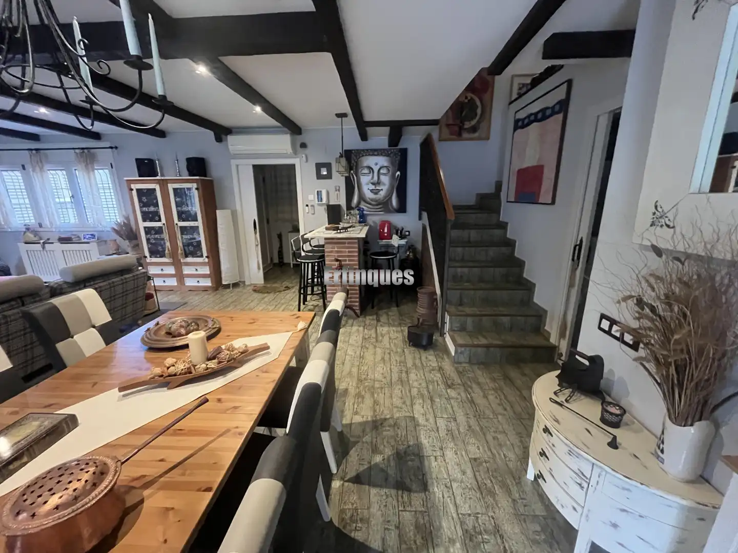 Esszimmer von Haus oder Chalet zum Verkauf in Rubí mit Klimaanlage, Heizung und Privatgarten