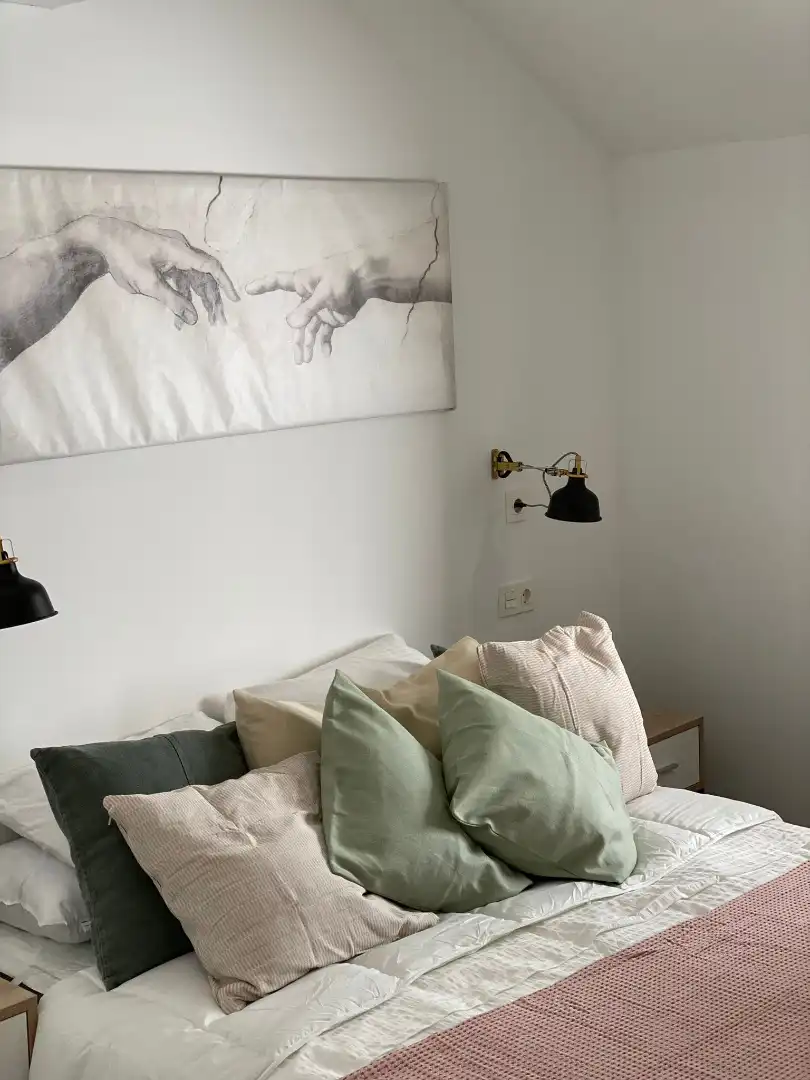 Bedroom of Flat for share in Madrid  with Air Conditioner, Furnished and Oven