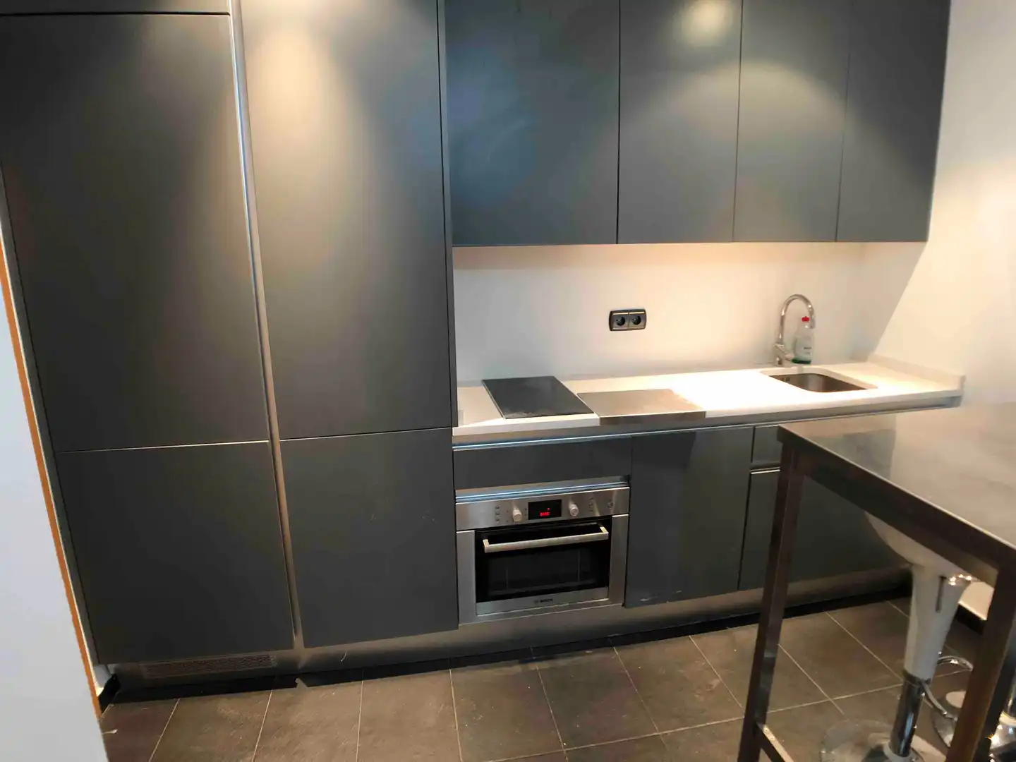 Cocina de Piso de alquiler en Madrid con Aire acondicionado, Calefacción y Parquet