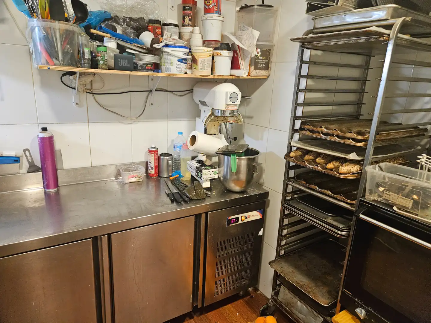 Cocina de Local en traspaso en Marbella con Aire acondicionado, Terraza y Amueblado