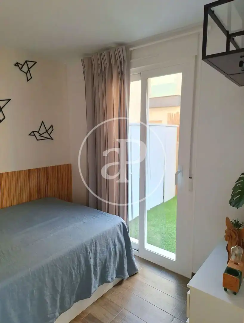 Schlafzimmer von Haus oder Chalet zur Miete in Santa Pola mit Klimaanlage, Heizung und Privatgarten