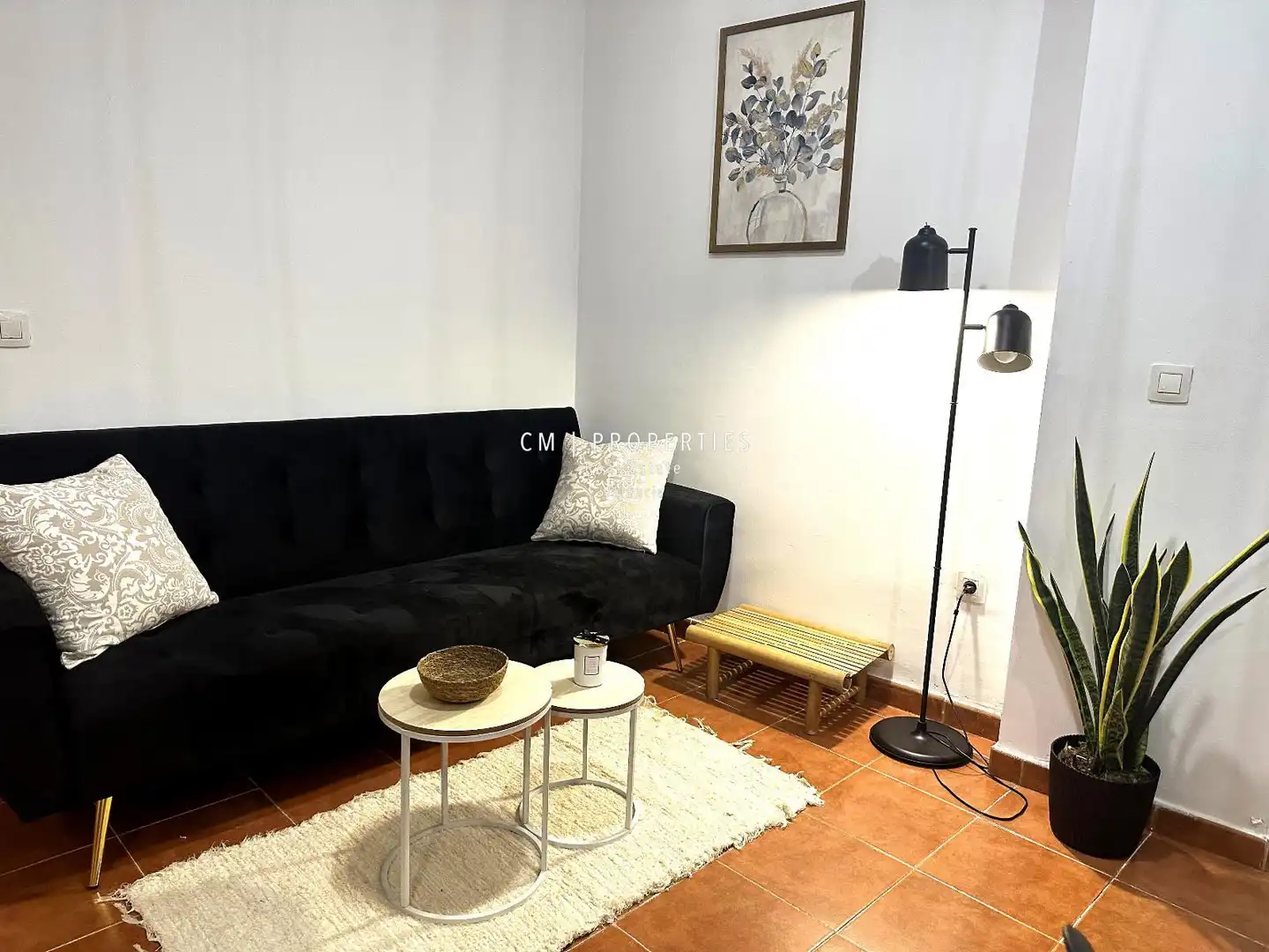 Sala d'estar de Pis de lloguer en Valencia amb Aire condicionat, Calefacció i Moblat