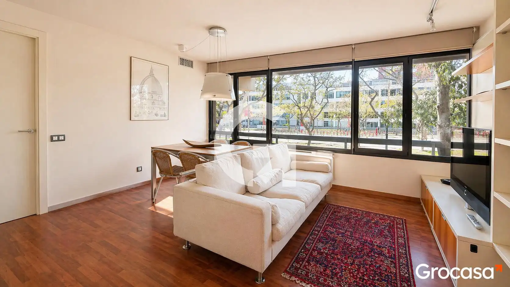 Sala de estar de Piso en venta en Barcelona con Aire acondicionado, Calefacción y Amueblado