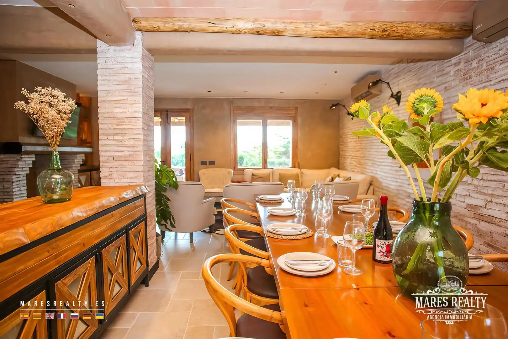Esszimmer von Country house zum Verkauf in Vidreres mit Heizung, Privatgarten und Abstellraum