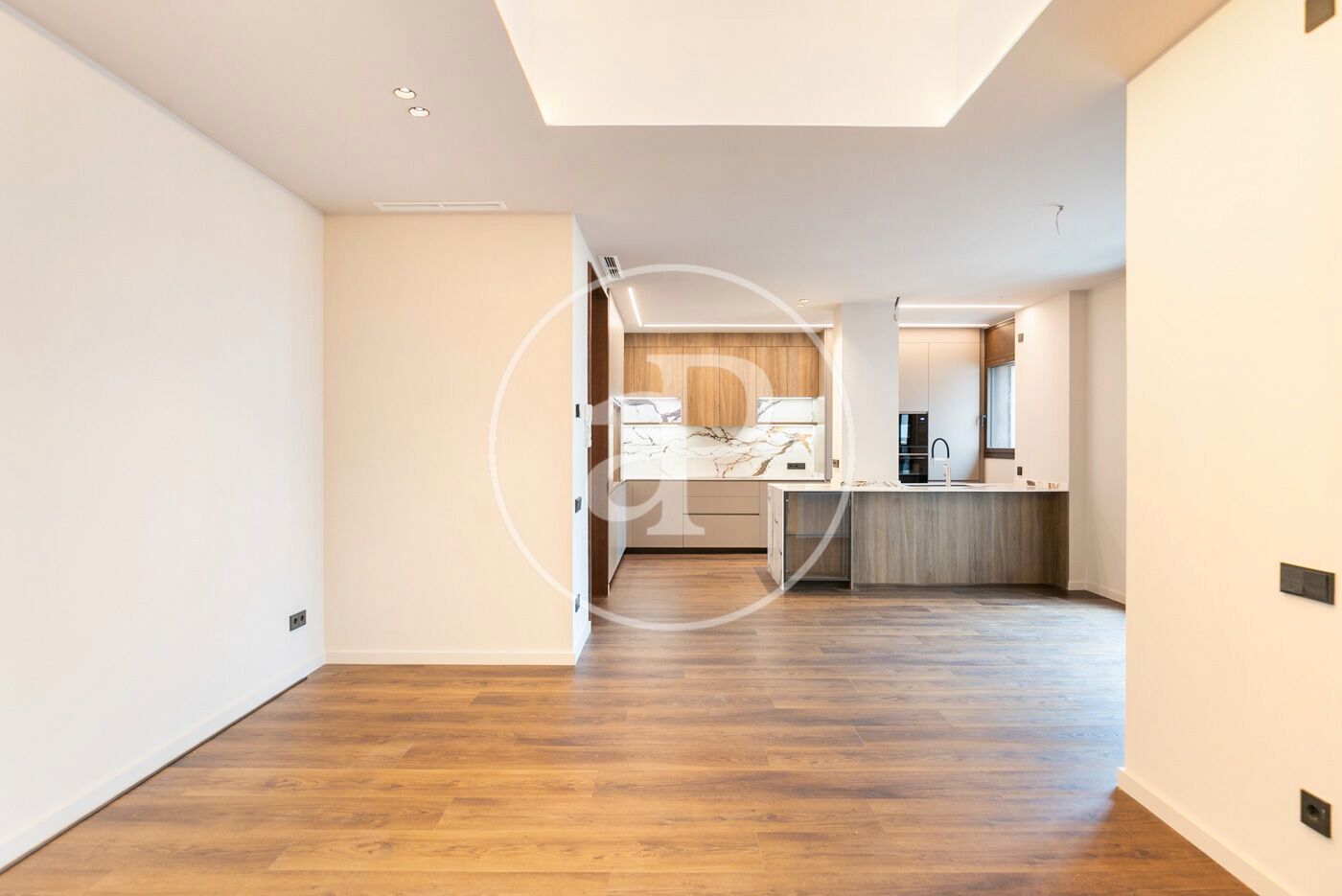 Kitchen of Flat for sale in  Barcelona Capital  with Air Conditioner, Heating and Balcony